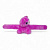 Мʼякий браслет-ломашка Киця (малинова) DA RUN TOYS DR5113-153966