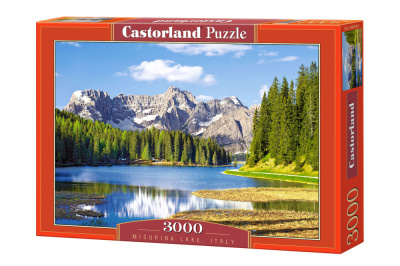 Пазли Озеро Мізуріна, Італія, 3000 ел Castorland С-300198