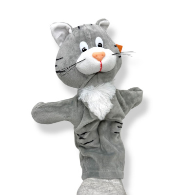 Мʼяка іграшка, (Рукавичка - Котик) 30 см Копиця 613