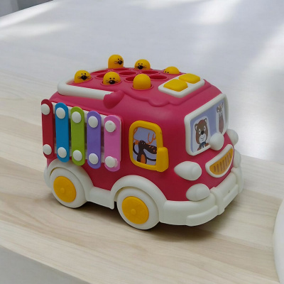Інтерактивна іграшка Розвивальний Бус, укр (блакитний) Wtoys 28140