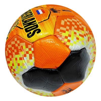 МʼЯЧ ФУТБОЛЬНИЙ №5, PVC, ВАГА 330-350 ГРАМІВ, ПОМАРАНЧЕВИЙ MIC C65896