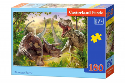Пазли Битва динозаврів, 180 елементів Castorland В-018413