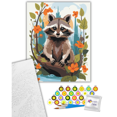 Картина за номерами Кумедний полоскунчик 40х50 см Art Craft 11596-AC