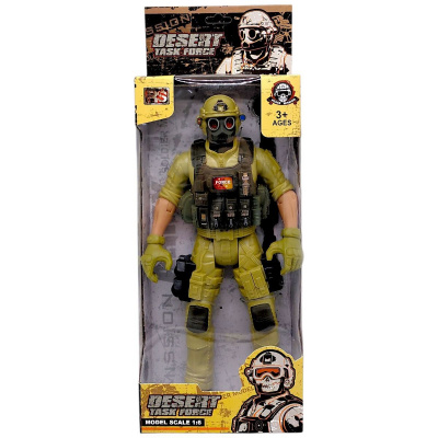 Ігрова фігурка Солдат. DESERT TASK FORCE, 31 см, ХАКІ (ВИД 1) RS 8910F1