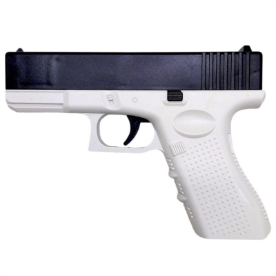 Водний пістолет GLOCK 16*11,5см (ЧОРНО-БІЛИЙ) MIC 618-1