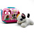 Кошеня з переноскою Plush Pet House (рожевий) MIC DR5109