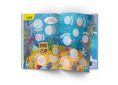 Книга Інтерактивні наліпки. Море (укр) Crystal Book F00029691