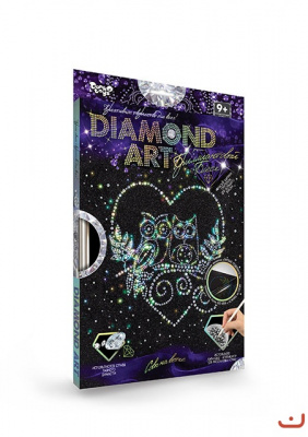 Набір для креативної творчості DIAMOND ART, Совушки MiC DAR-01-03