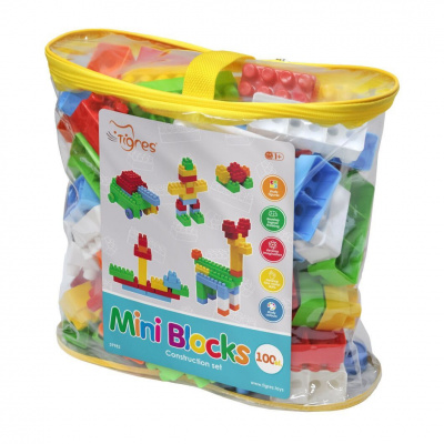 Конструктор Mini Blocks (100 елем) TIGRES 39982