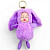 Брелок хутряний Пупсик-вушка (20 см), бузковий MIC 5318ЛК