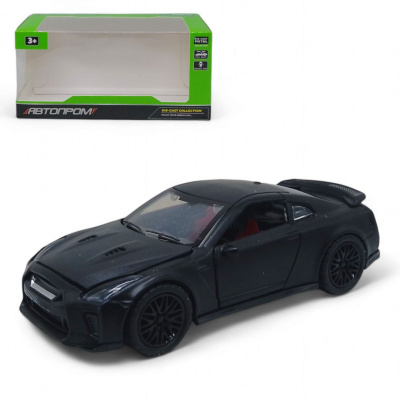 Машинка металева Автопром. Nissan GTR, чорна Автопром AP74114