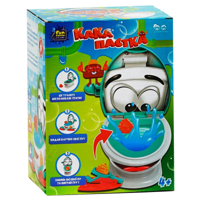 Розважальна гра Какапастка унітаз, 12 пу, 2 какапульти Fun Game 74187
