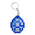 3D Брелоки MINECRAFT / МАЙНКРАФТ 2D DIAMOND / ДІАМАНТ KEYCHAIN, 3D друк OYTOY 01034100