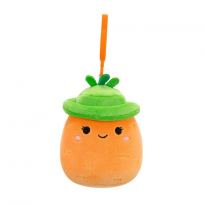 М'яка іграшка на кліпсі Морквина Кароліна Squishmallows SQCP00462, 9 см