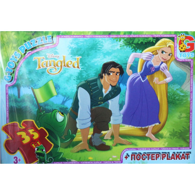 Пазли Рапунцель + постер, 35 ел. Gtoys TA012