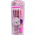 Олівці Happy&Lucky HB з великою гумкою,10 штук (РОЖЕВИЙ) MIC H-7044