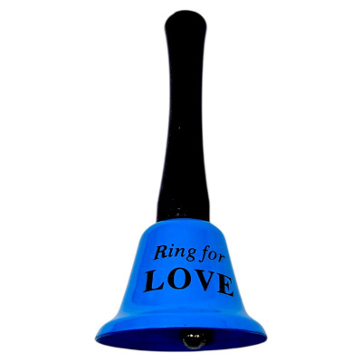 Дзвіночок довгий  LOVE 12,5 см (БЛАКИТНИЙ) MIC PR1549