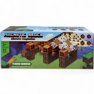 Конструктор магнітний Minecraft, 35 дет MIC Z03A