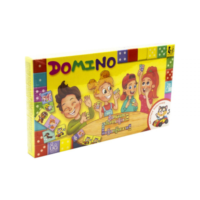 Настільна гра Доміно: Забавні тварини (рос) Dankotoys DTG-DMN-01,02