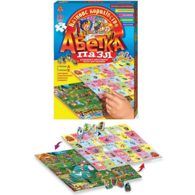 Абетка-пазл Казкове королівство Dankotoys DT33PU