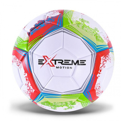 МʼЯЧ ФУТБОЛЬНИЙ, №5, PVC 400 ГР, БІЛО-САЛАТОВИЙ MIC FB20596