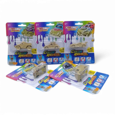 Машинка металева Car Factory, змінює колір, мікс видів, 1 штука MIC SK-S11/SK-J11