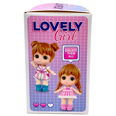 Лялька-сюрприз Lovely Girl, 7 см, імітація скляних очей, аксесуари (мікс видів) MIC XT 105