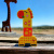 Деревʼяна іграшка-конструктор Wooden Blocks: Жирафа, 4 елементи Kids hits KH20/003