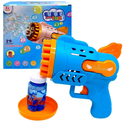 Пістолет з мильними бульбашками, Синьо-помаранчевий MIC BIGBB075