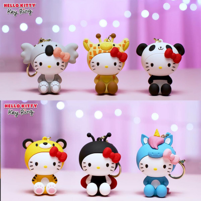 Колекційна фігурка-брелок серії аніме Hello Kitty (жираф) #sbabam 5/CN24