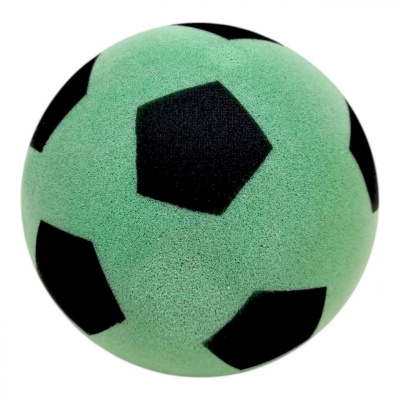 Мʼяч поролоновий (діаметр - 13 см) зелений MIC QB1501