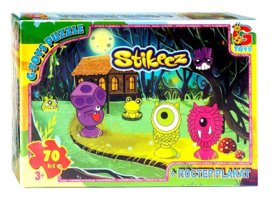 Пазли Stikeez, 70 елементів Gtoys ST008