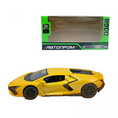 МАШИНА АВТОПРОМ Lamborghini Revuelto (ЖОВТА) Автопром 10013