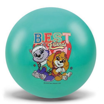 Мʼяч гумовий, 15 см, Paw Patrol / Щенячий патруль, 50 гр (БІРЮЗОВИЙ) MIC PP2520