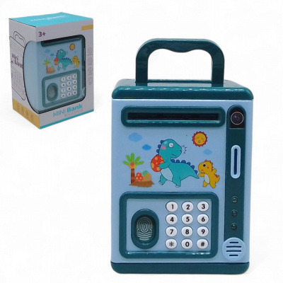 Сейф-скарбничка Mini Bank: Динозаврики MIC 5967A