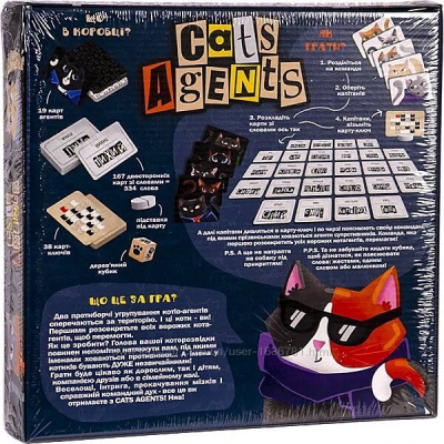 Настільна гра Cats Agents ', укр Dankotoys G-CA-01-01U