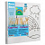 Набір для творчості: Розвиваюча розмальовка з гіпсовими фігурками Веселкова галявина (25x25 см) Riviera Blanca КГ-018