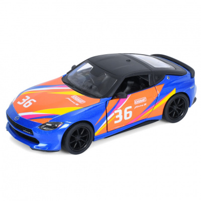 Машинка інерційна 2023 Nissan Fairlady Z KT5443WF(Blue) 1:36, 12 см, відчиняються двері