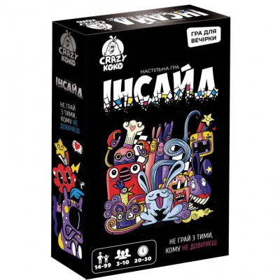 Гра настільна розважальна Інсайд Crazy Koko 14+ (укр) Vladi Toys VT5903-03