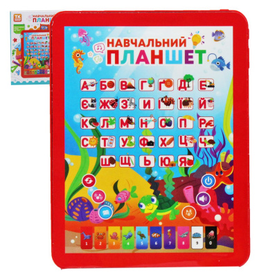 Інтерактивна іграшка Навчальний планшет, червоний TK Group 80423