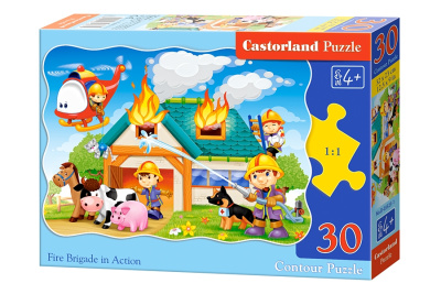 Пазли Герої пожежні, 30 елементів Castorland В-03525