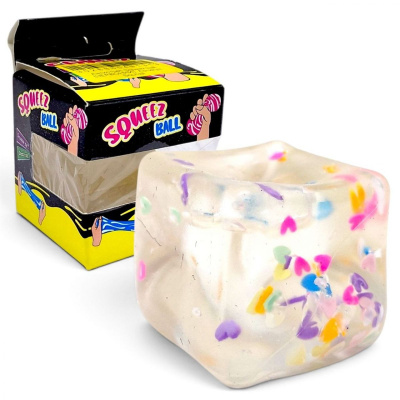 Іграшка - антистрес Squeez ball (ПРОЗОРИЙ) MIC Squball