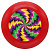 Літаюча тарілка (фрісбі), червона Bamsic 0343