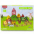 Конструктор магнітний Magnetic Tiles: ферма, 46 деталей XINBIDA X5202