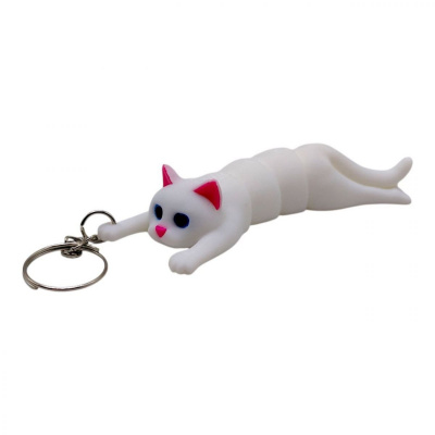 3D Брелоки FLEXI CAT LONG / ДОВГИЙ КІТ, Keychain, 3D друк OYTOY 05002100
