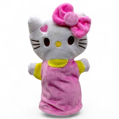 Мʼяка іграшка-рукавичка Кітті (рожева) Kinder Toys 00656