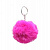 Брелок Хутряна кулька пухнастик, рожевий MiC BR1093