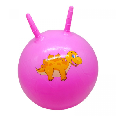 Мʼяч для фітнесу Динозаврики 45 см (жовтий) MIC B4501