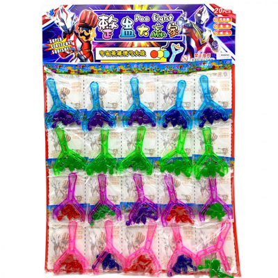 Рогатка-прилипалка Ультрамен, 10 см, 20 штук MIC KA-23-793