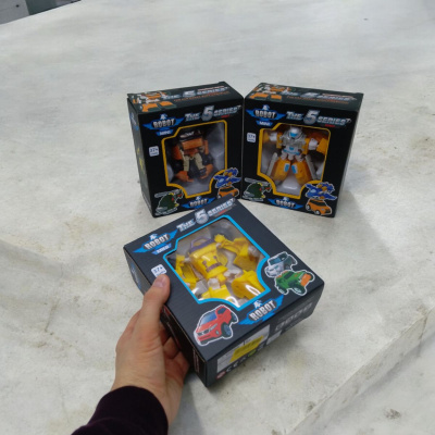 Трансформер Tobot mini Y гвинтокрил (жовтий) MIC W339